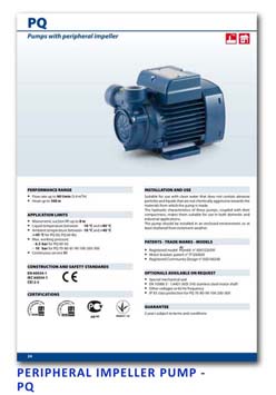 11 Pedrollo Peripheral Impeller Pump - PQ