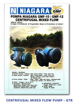 Niagara - Centrifugal Mixed Flow Pump - GMF